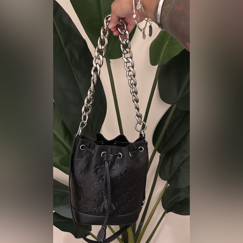 Glam-Aholic medium bucket bag